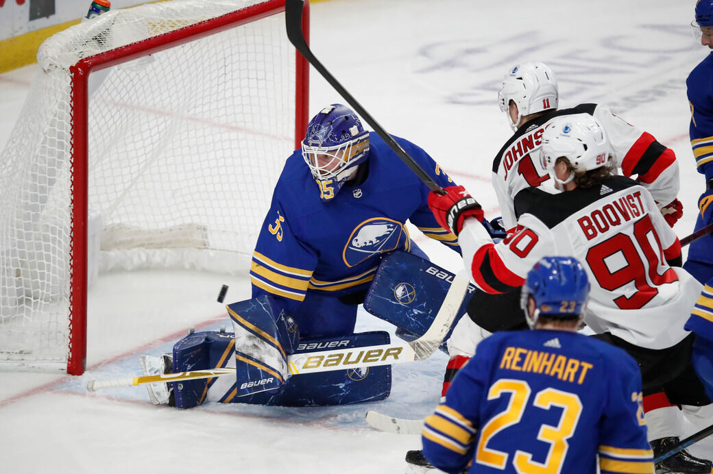 Sabres fall to Devils 6-3